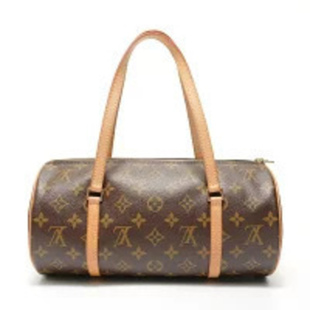 Louis Vuitton Monogram Papillon Shoulder Bag Brown